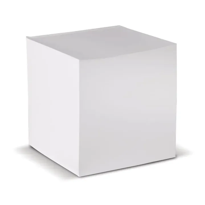 Cube pad white, 10x10x10cm - LT91800 (N0001)